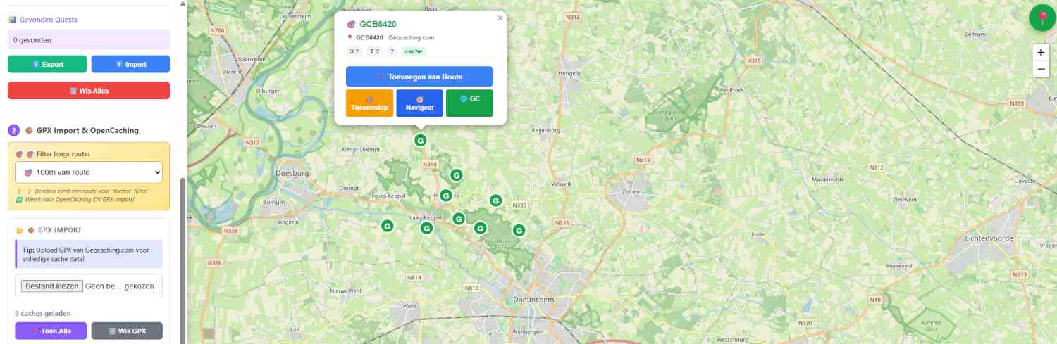 Open Geocaching NL/BE